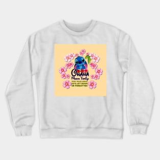 Stitch | Ohana means family Crewneck Sweatshirt